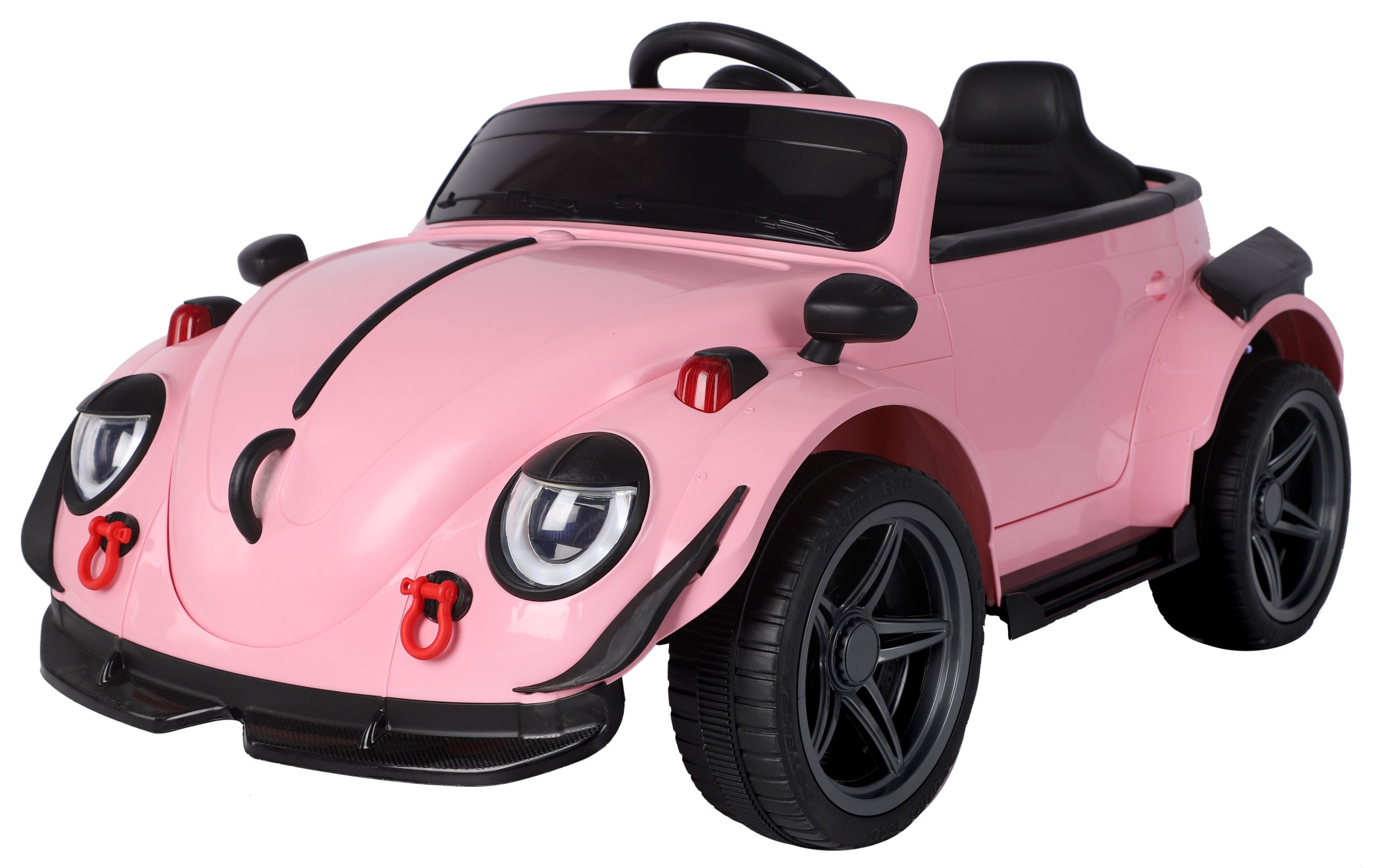 Auto na baterije Retro buba pink