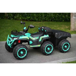 Auto na baterije ATV Veliki+prikolica TS-153- C zeleni Auto na baterije ATV Veliki+prikolica TS-153- C zeleni - Slika 3
