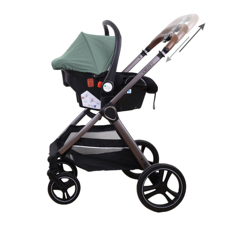 Jungle kolica Cruze 2 Multy 2u1 – zelena