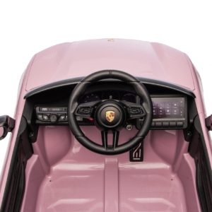Auto na baterije PORCHE MACAN SUV Licencirani roze - Slika 3