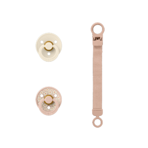 Bibs set varalica i vezica 0-6 Blush