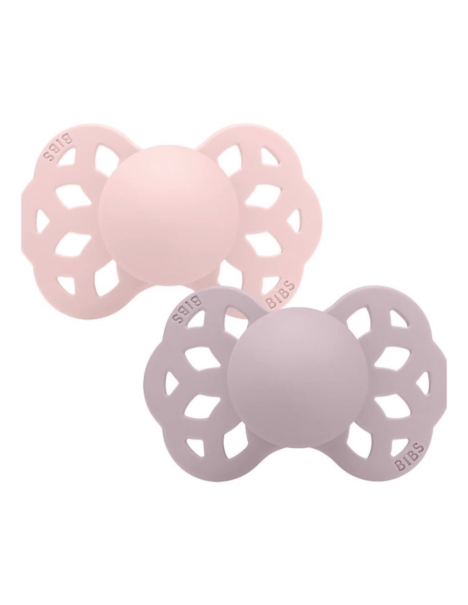 Bibs varalica silicone anatomial Blossom&D.Lilac