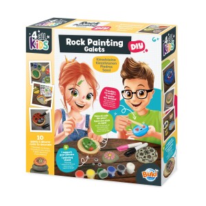 Slikanje na kamenu Buki kreativni DIY set za decu podstiče maštu, crtanje i ukrašavanje kamenčića kroz zabavnu igru