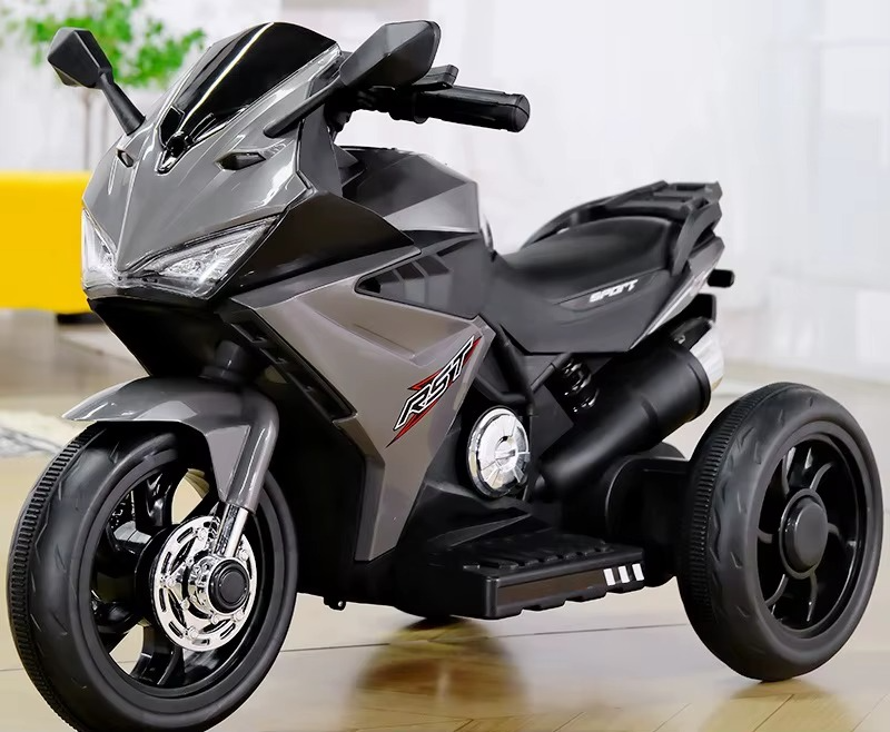 Dečiji Motor na akumulator na 3 točka (6V) Sivi