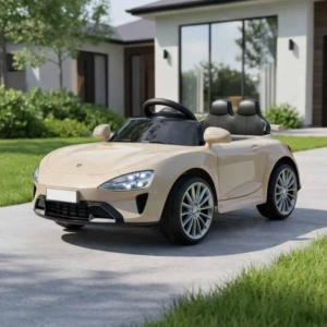 Automobil za decu na akumulator Sport Plus Bež (12V) - Slika 1
