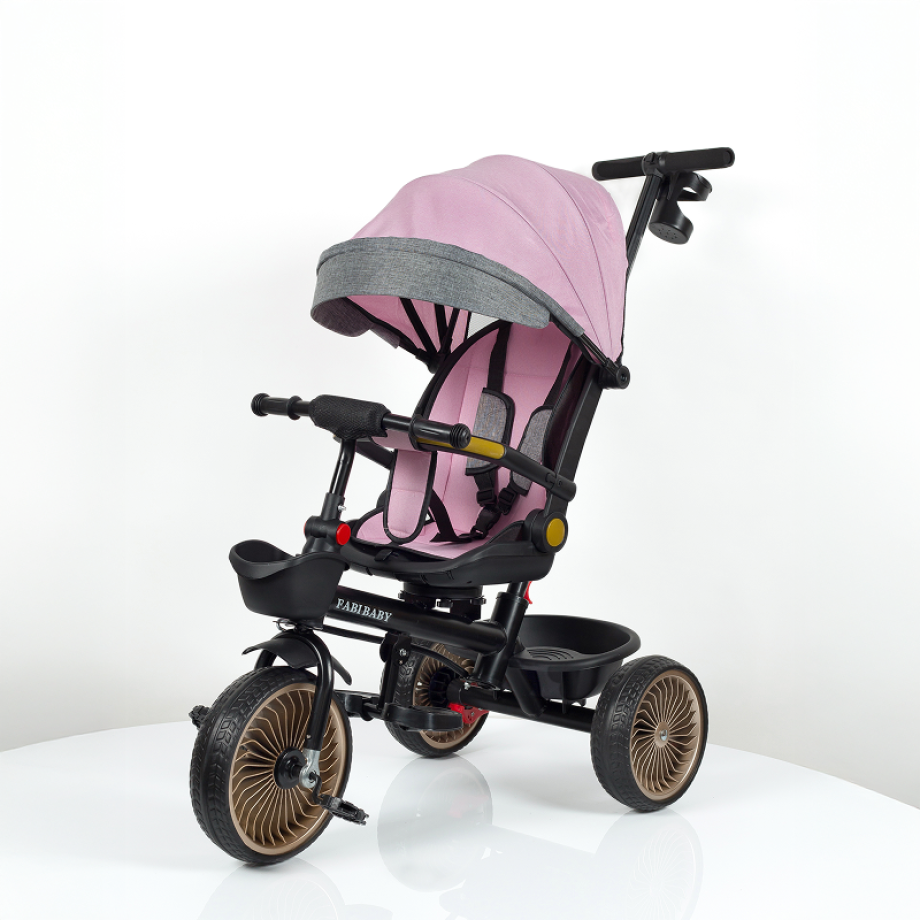 Tricikl za decu sa rotirajućim sedištem I ležećim položajem SM-25302 Roze