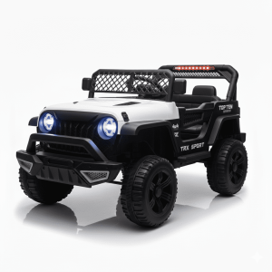 Dečiji džip na akumulator Wrangler Beli (12V)