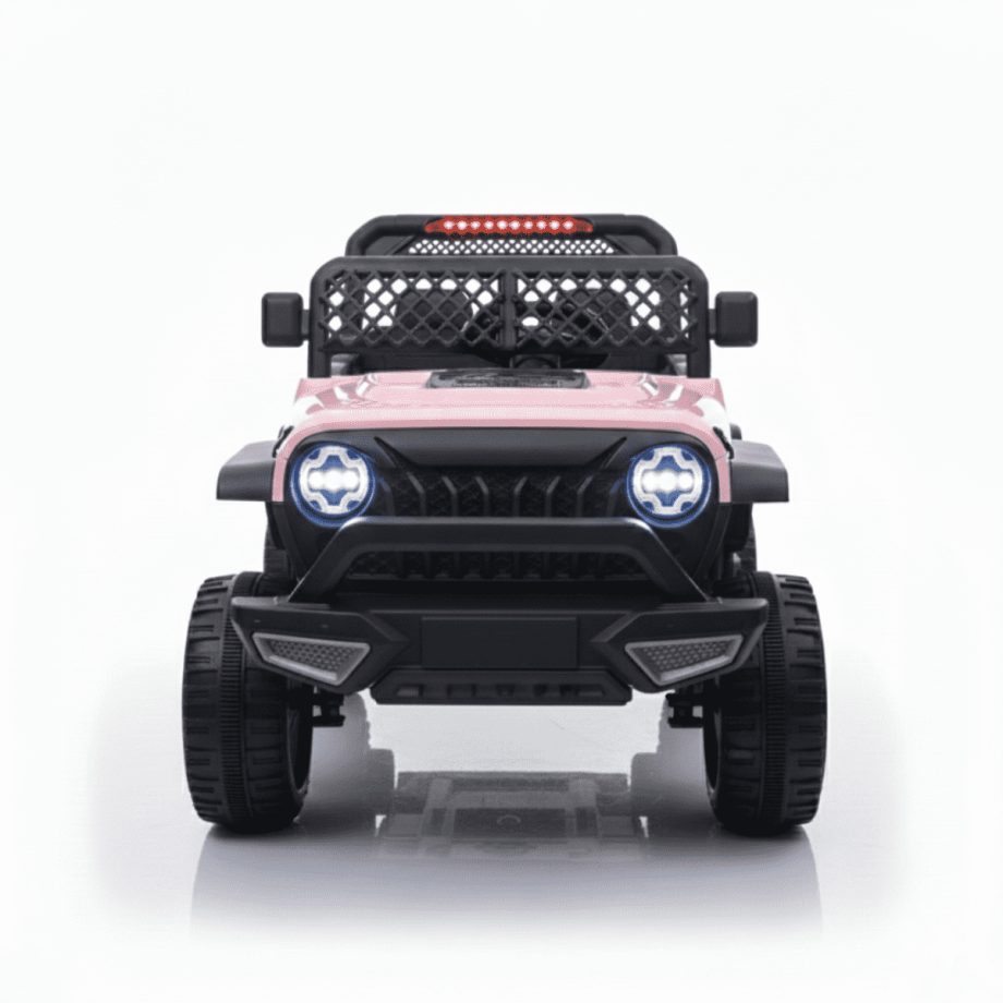 Dečiji džip na akumulator Wrangler Roze (12V) SM 25401R front face