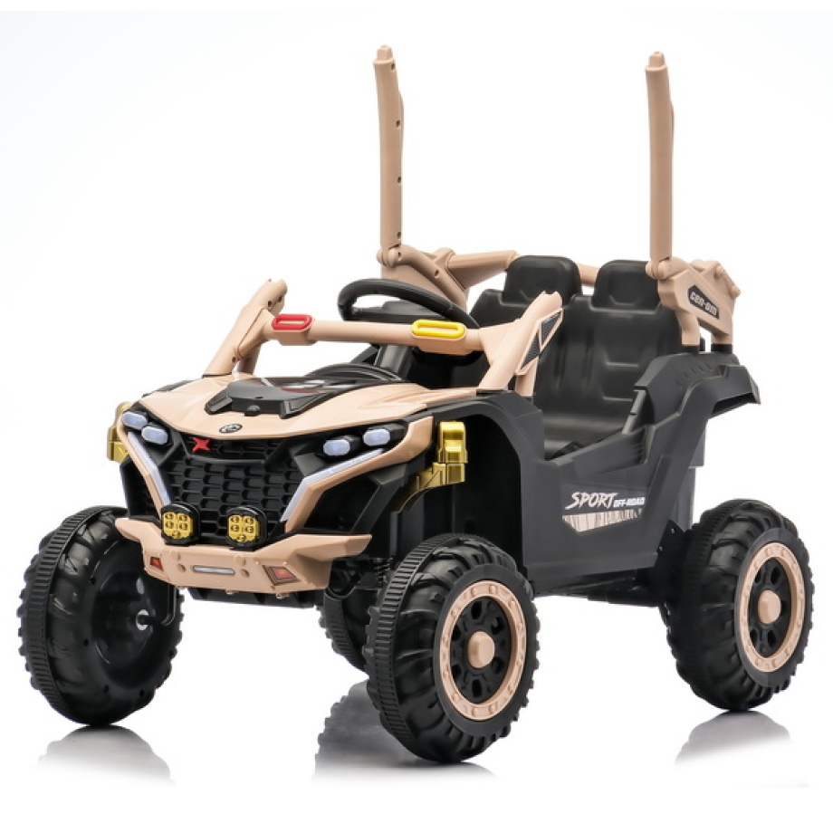 Dečiji kvad na akumulator Quad-718 Braon (12V) SM 25402B front roll up