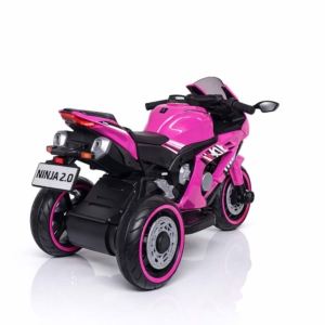 Motor NINJA 2.0 Roze – Veliki Dečiji motor na akumulator na 3 točka (12V) - Slika 5