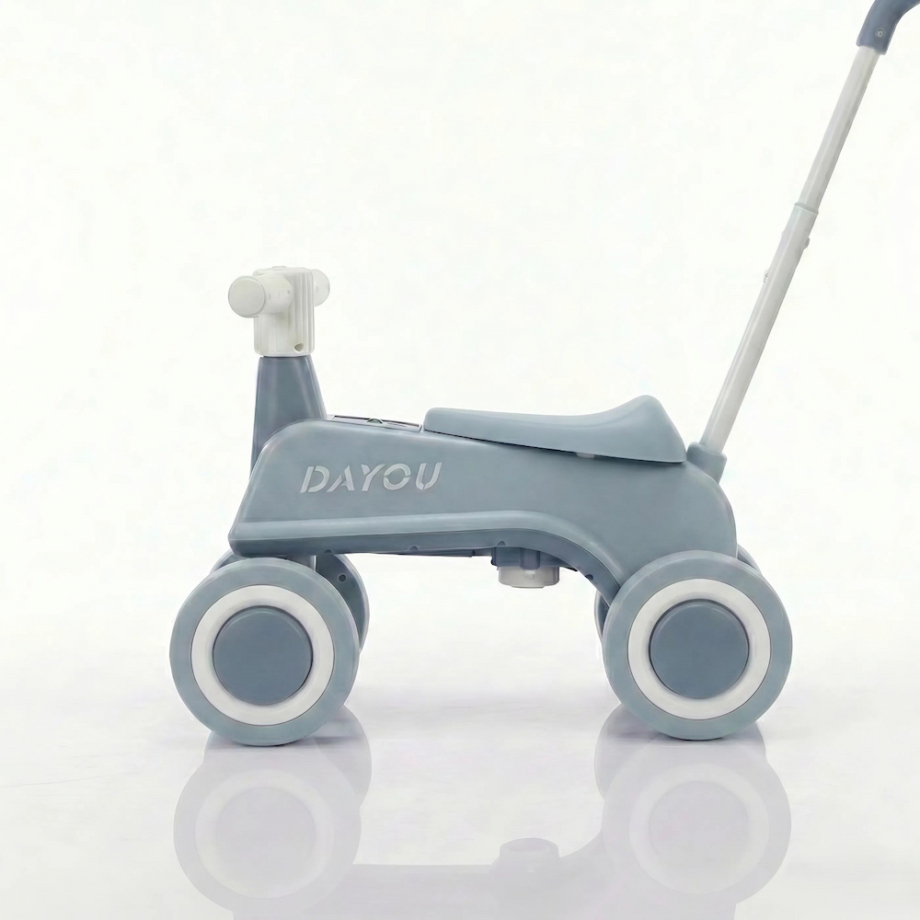 Dečija guralica "Dayou" sa metalnom ručkom i muzikom – Plava Dečija guralica "Dayou" sa metalnom ručkom i muzikom – Plava