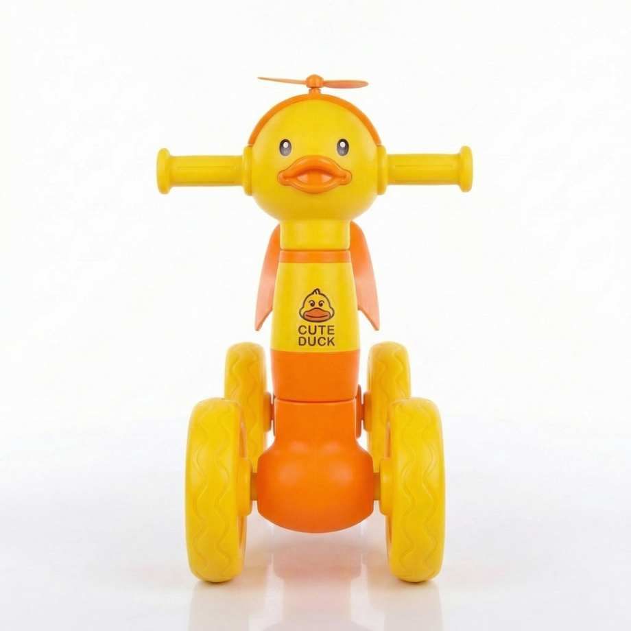 Dečija guralica "Cute Duck" sa muzikom i svetlom - Žuta