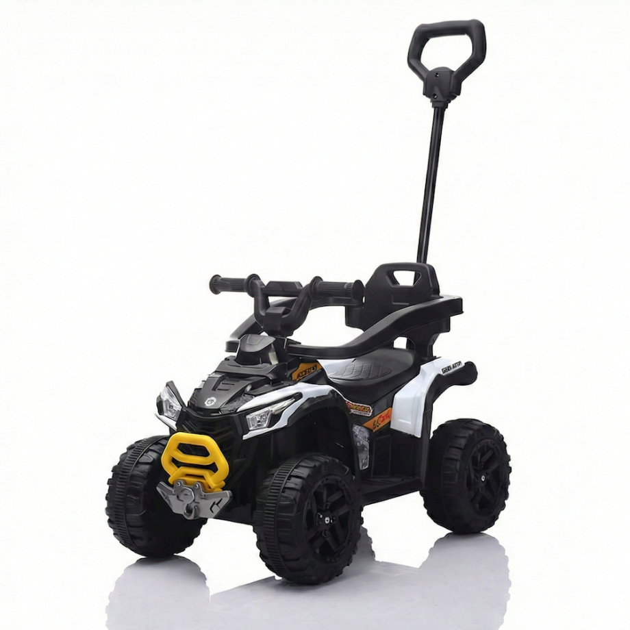 SM-26006B-front-left Dečija Guralica Kvad off-road 2u1 sa ručkom za guranje - Beli