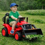 Bager za decu Power Excavator (6V) - Crveni Bager za decu Power Excavator (6V) - Crveni - Slika 2