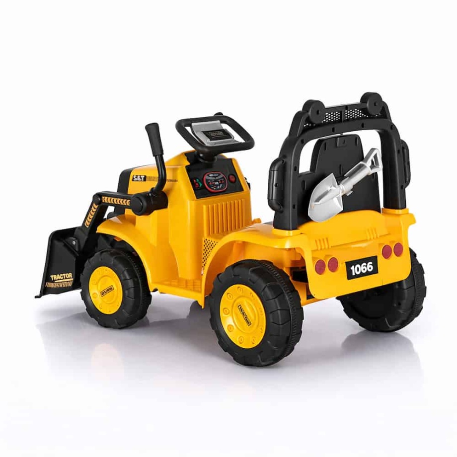 Bager za decu Power Excavator (6V) - Žuti SM 26105Z rear side left