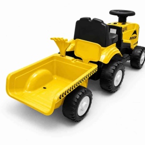 Traktor za decu Mini Farmer sa prikolicom (6V) – Žuti Traktor za decu Mini Farmer sa prikolicom (6V) – Žuti - Slika 3