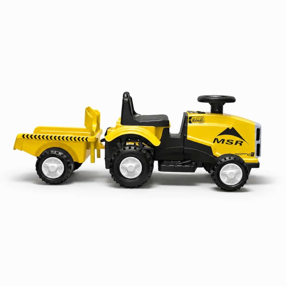 Traktor za decu Mini Farmer sa prikolicom (6V) – Žuti SM 26106ZZ side