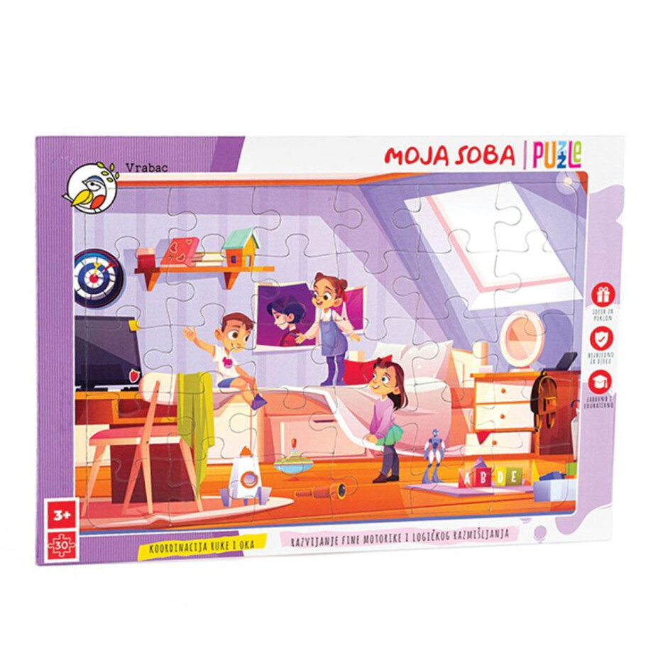 Vrabac-slagalica-Moja-soba Vrabac slagalica Moja soba