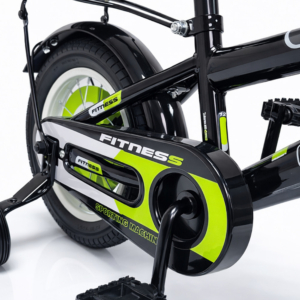 Dečija bicikla 20'' Fitness Crno - Zelena - Slika 3