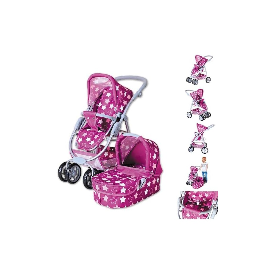 Kolica Coco – Star dark pink