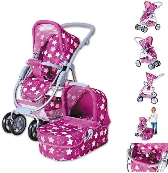 Kolica Coco – Star dark pink