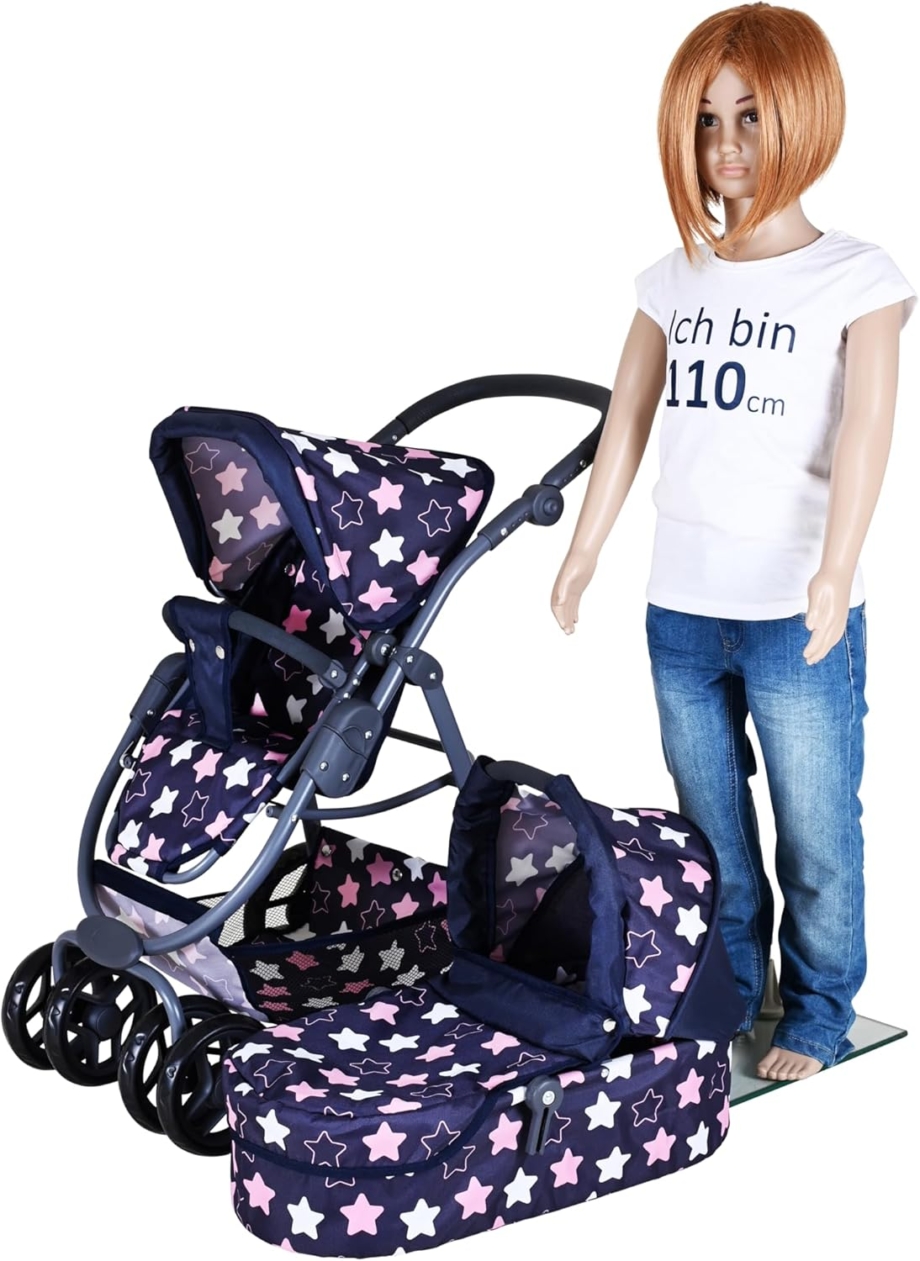 Kolica Knorr Coco Star Blue Pink 5