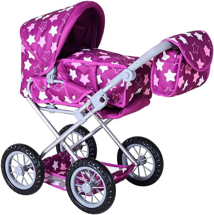 Kolica Ruby – Star dark pink Kolica Ruby – Star dark pink 2