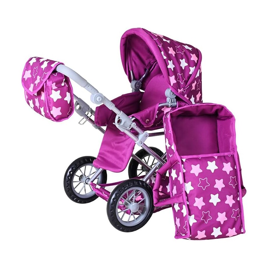 Kolica Ruby – Star dark pink Kolica Ruby – Star dark pink 4