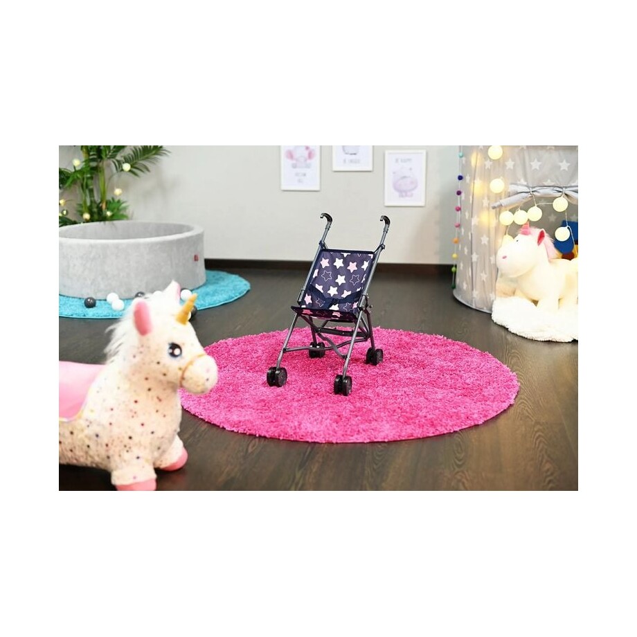 Kolica Sim Star blue pink