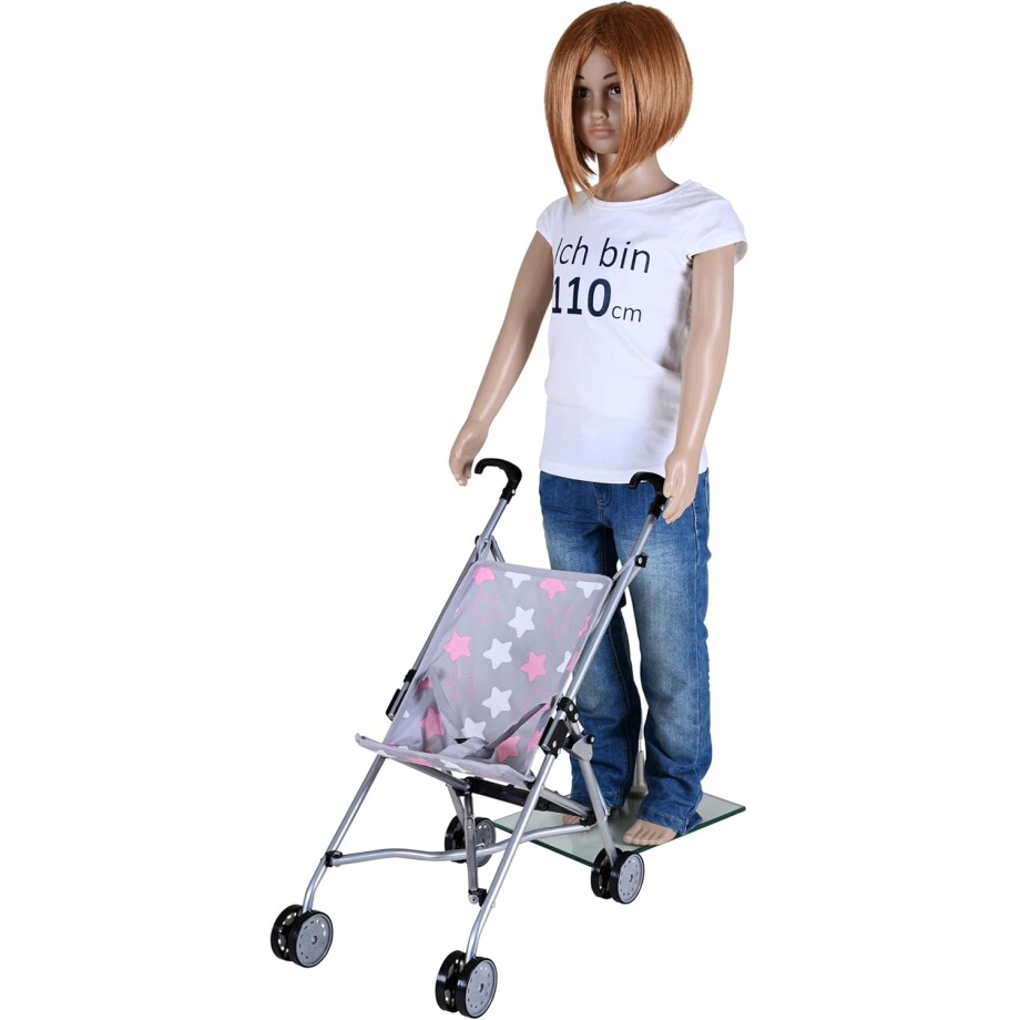 Kolica Sim – Star grey pink Kolica Sim – Star grey pink 2