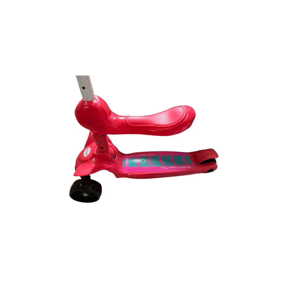Trotinet sa sedištem roze 2