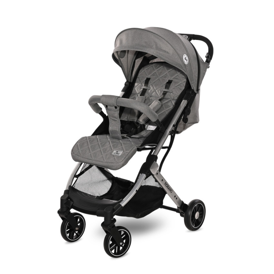 LORELLI KOLICA ZA BEBE FIORANO DOLPHIN GREY + footcover (2023) Lorelli Fiorano dolphin grey