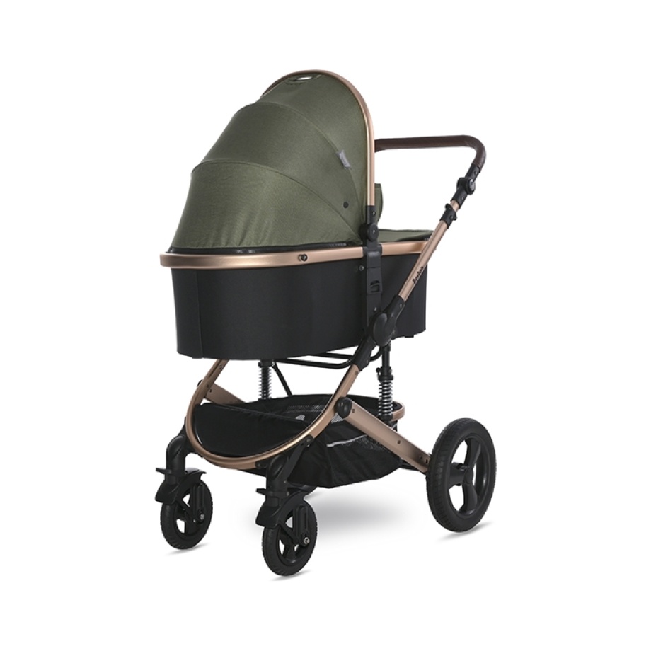 LORELLI KOLICA ZA BEBE 2u1 BOSTON - LODEN GREEN Lorelli kolica Boston loden green, sklopljena