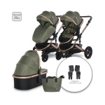 LORELLI KOLICA ZA BEBE 2u1 BOSTON - LODEN GREEN Lorelli kolica Boston loden green