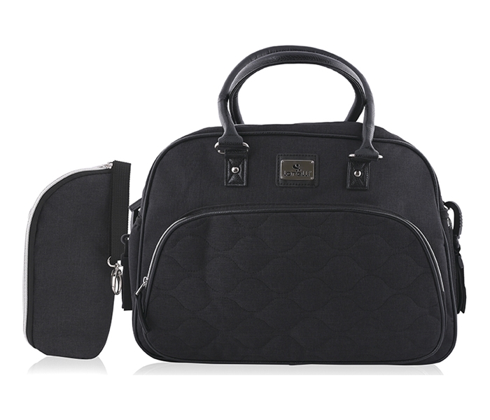LORELLI TORBA ZA MAME VIOLA BLACK LORELLI TORBA ZA MAME VIOLA BLACK