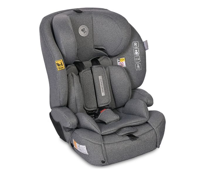 Lorelli Benevento Isofix auto sedište 76-150cm siva boja bočni prikaz