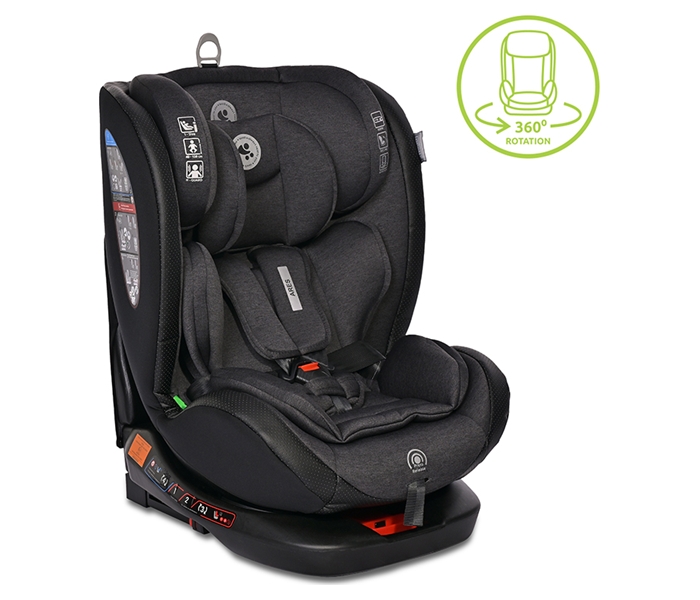 10071792401_1 LORELLI AUTO SEDISTE ARES I-SIZE ISOFIX (40-150cm) - BLACK
