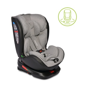 Lorelli Nebula i-Size Isofix dečije auto sedište sivo 40-150cm bočni prikaz