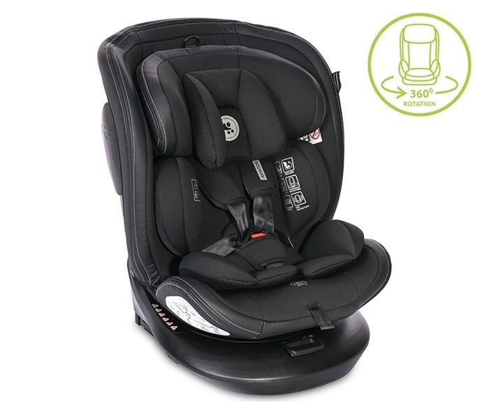 10071832401_ LORELLI AUTO SEDISTE AVIATOR I-SIZE ISOFIX (40-150cm) - BLACK JASPER