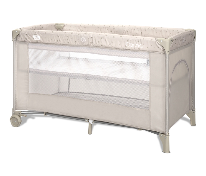 10080672417 LORELLI PRENOSIVI KREVET CARINA 2 NIVOA - BEIGE STARS