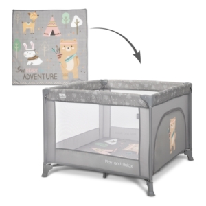 LORELLI OGRADICA PLAY & RELAX - GREY ADVENTURE