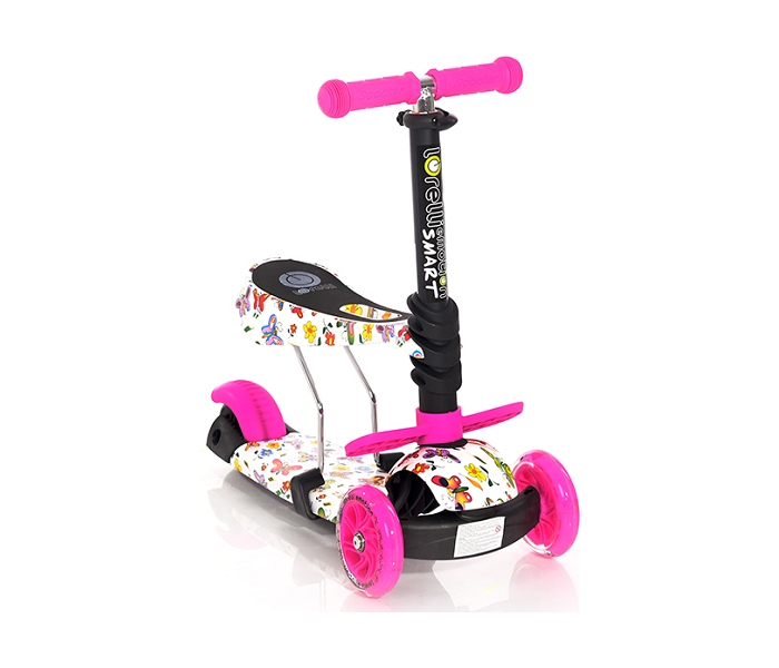 10390020021 LORELLI TROTINET SMART PINK BUTTERFLY