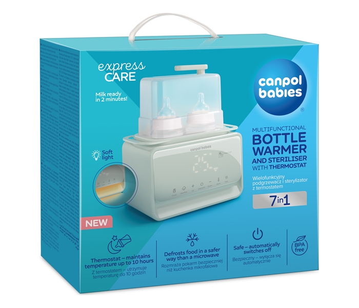 CANPOL BABIES 7u1 GREJAC SA TERMOSTATOM I STERILIZATOROM 12/218 HL5021