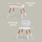 BBO SET DECIJI STO I STOLICA - NATUR BBO SET DECIJI STO I STOLICA - NATUR - Slika 6
