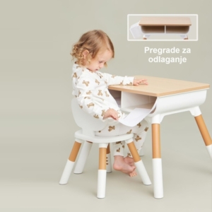 BBO SET DECIJI STO I STOLICA - NATUR - Slika 4