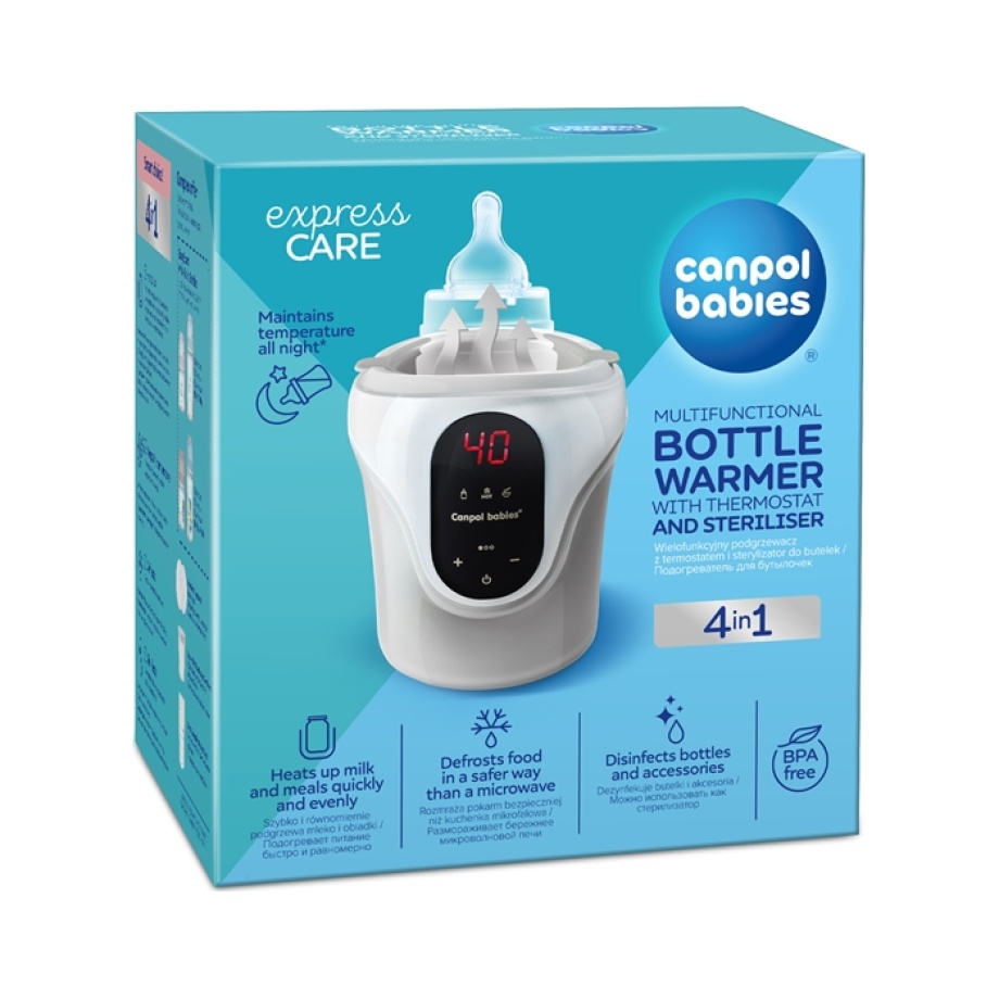 CANPOL BABIES 4 U 1 GREJAC SA TERMOSTATOM I STERILIZATOROM (LS-BE216B)