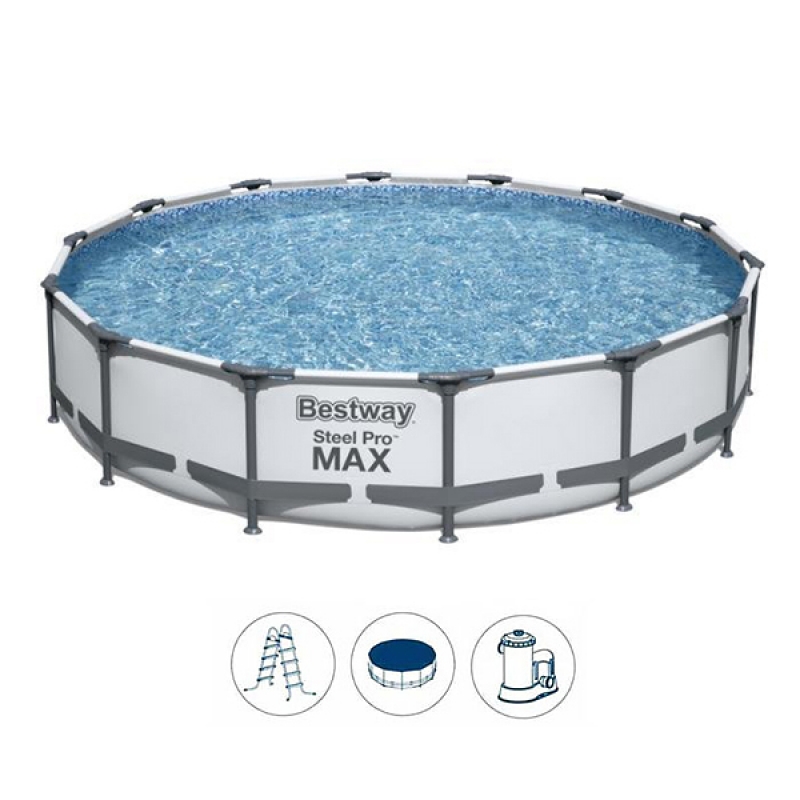 Bazen porodični za dvorište BESTWAY sa čeličnim ramom 549x122cm 56462 Bazen porodični za dvorište BESTWAY sa čeličnim ramom 549x122cm 56462