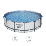 Bazen za dvorište BESTWAY Pro Max 366x100cm sa čeličnim ramom i pumpom 56418 Bazen za dvorište BESTWAY Pro Max 366x100cm sa čeličnim ramom i pumpom 56418