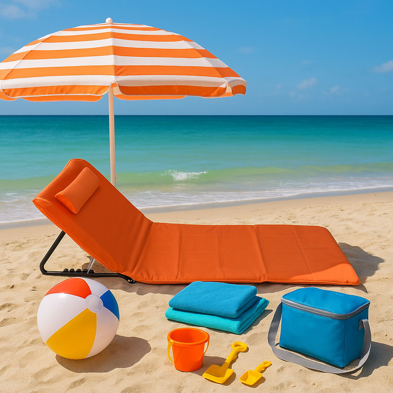 Lezaljka-sklopiva-za-plazu-140x39cm-narandzasta-LP-722000N Ležaljka sklopiva za plažu 140x39cm narandžasta LP-722000N
