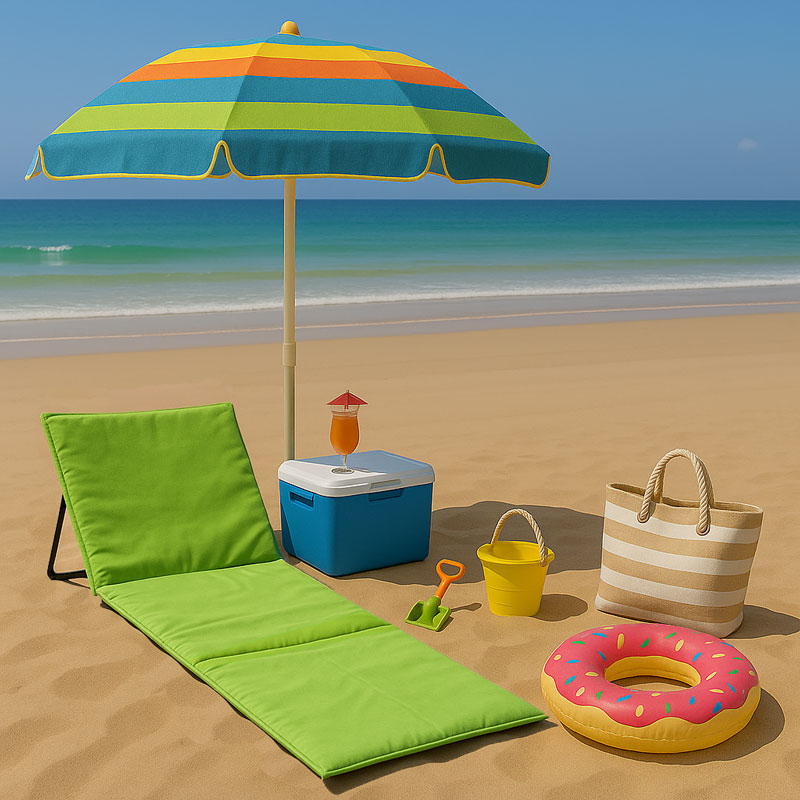 Lezaljka-sklopiva-za-plazu-150x52cm-zelena-LP-720000Z Ležaljka sklopiva za plažu 150x52cm zelena LP-720000Z